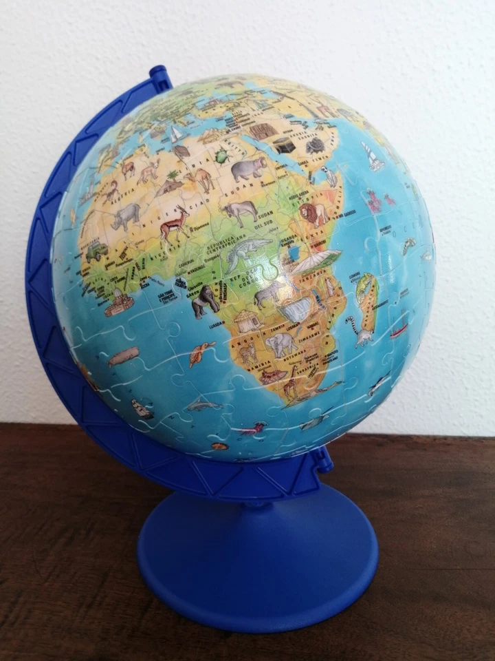 Puzzle 3D Globo 180 pezzi Ravensburger - Immagine 2 di 3