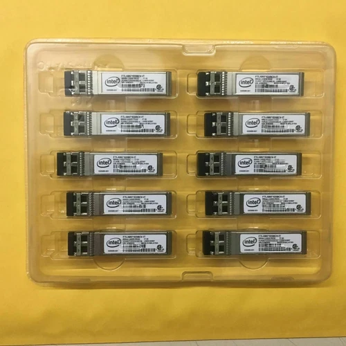10pcs Intel E10GSFPSR FTLX8571D3BCV-IT SFP+ Transceiver For X520-DA2/SR2