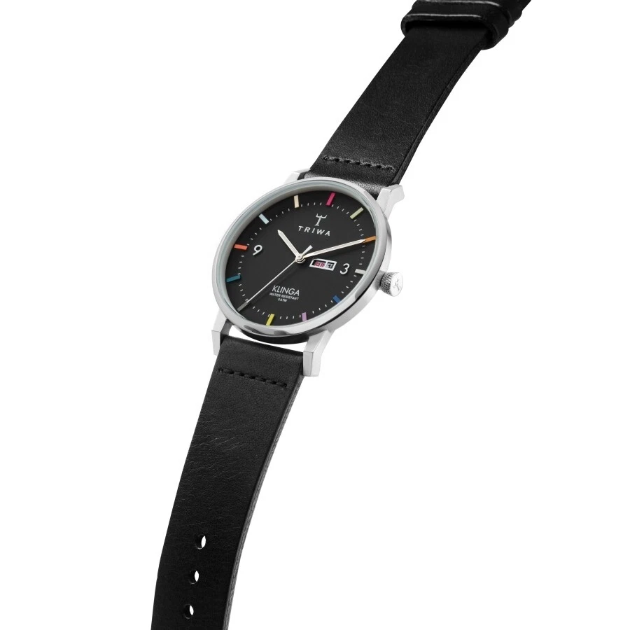 Reloj Clásico Triwa Klinga Vivid Negro Crayón Foto 2 de 3