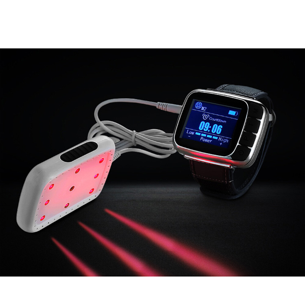 24 Diode 650nm 808nm Wrist Watch Laser Therapy Pain Relief High Blood