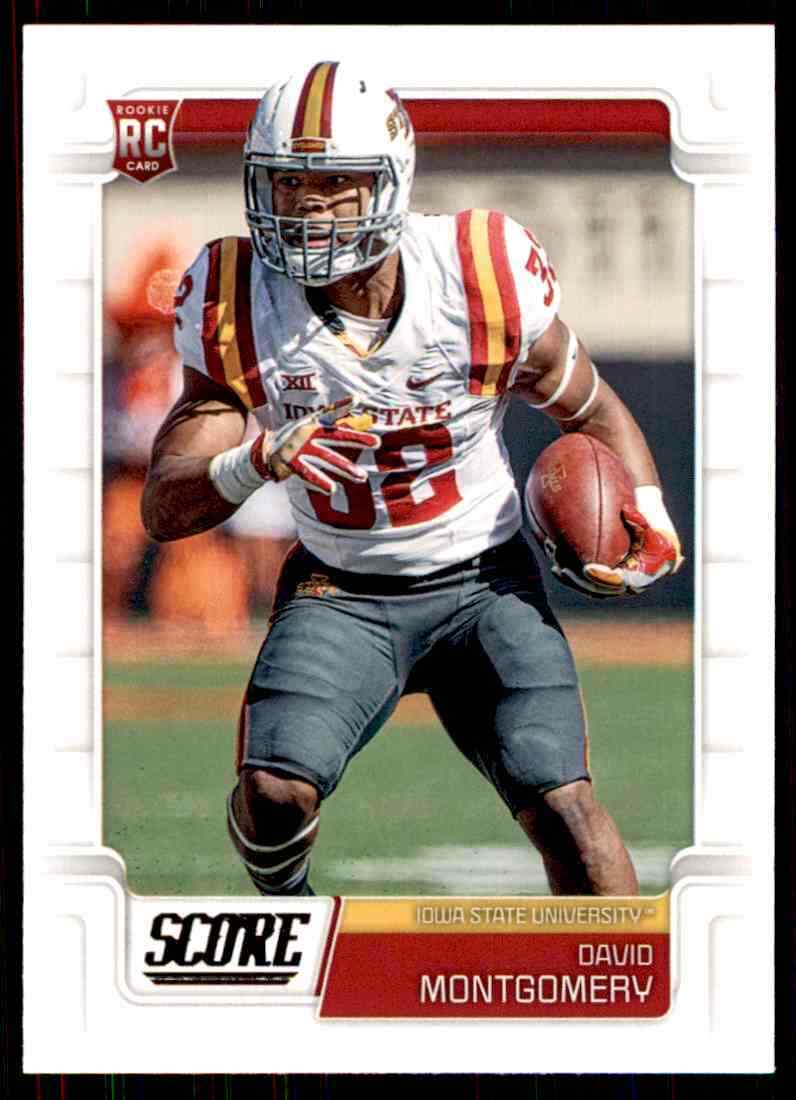 2019 Panini Score RC Rookie David Montgomery Iowa State Cyclones #339