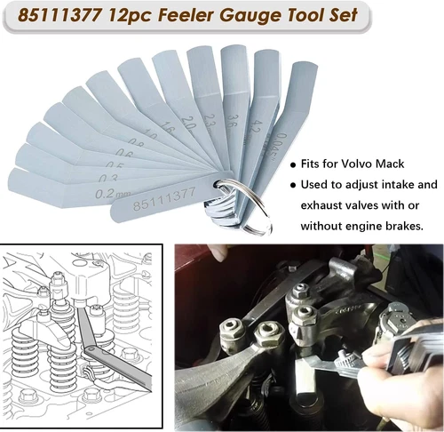 Feeler Gauge 88880053 88880052 85111377 Jake Brake Tool for Volve Mack - Picture 7 of 8