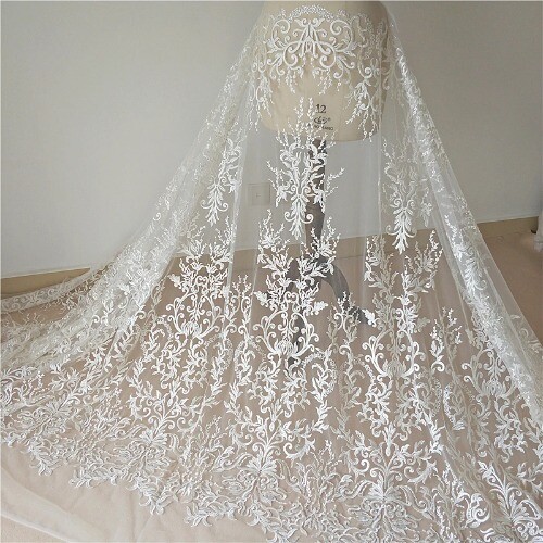 Higher Quality Lace Fabric Bridal Lace Fabric Wedding Dress Lace Fabric |  eBay