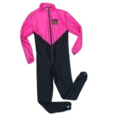 Aeroskin California Womens Scuba Skin Pink Black Shinny Bright Medium Barbie