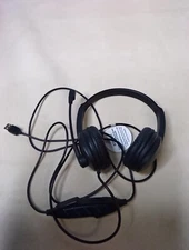 Aluratek - Wired USB Stereo Headset with NC Boom Mic - Black WORKS 