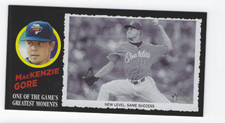 MACKENZIE GORE 2020 TOPPS HERITAGE MINOR LEAGUE 1971 GREATEST MOMENTS BOXLOADER