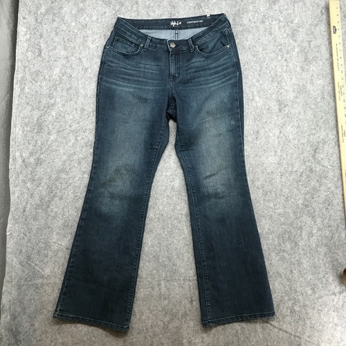 10S Curvy Boot Leg Stretch Dark Wash 