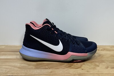 Nike Kyrie III Promo Sample PE Men's Size 12 Navy Blue Pink