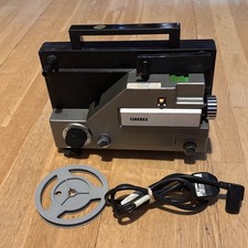 Cinerex 727 Super 8mm Cine Projector Film Tested Working Take-Up Reel