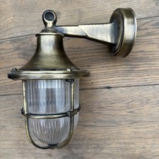 Grand Tiller Wall Lantern (Raw Brass)
