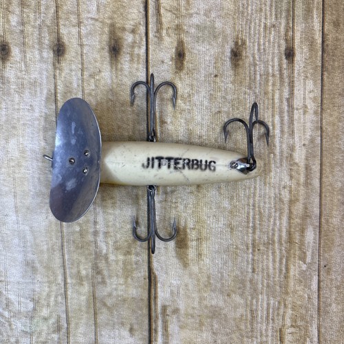 Fred Arbogast Musky Jitterbug 700 Vintage Muskie Angelköder Frosch 3 Haken selten - Bild 6 von 6