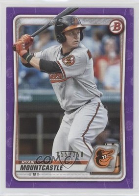 2020 Bowman Prospects Purple 55/250 Ryan Mountcastle #BP-36 8d4