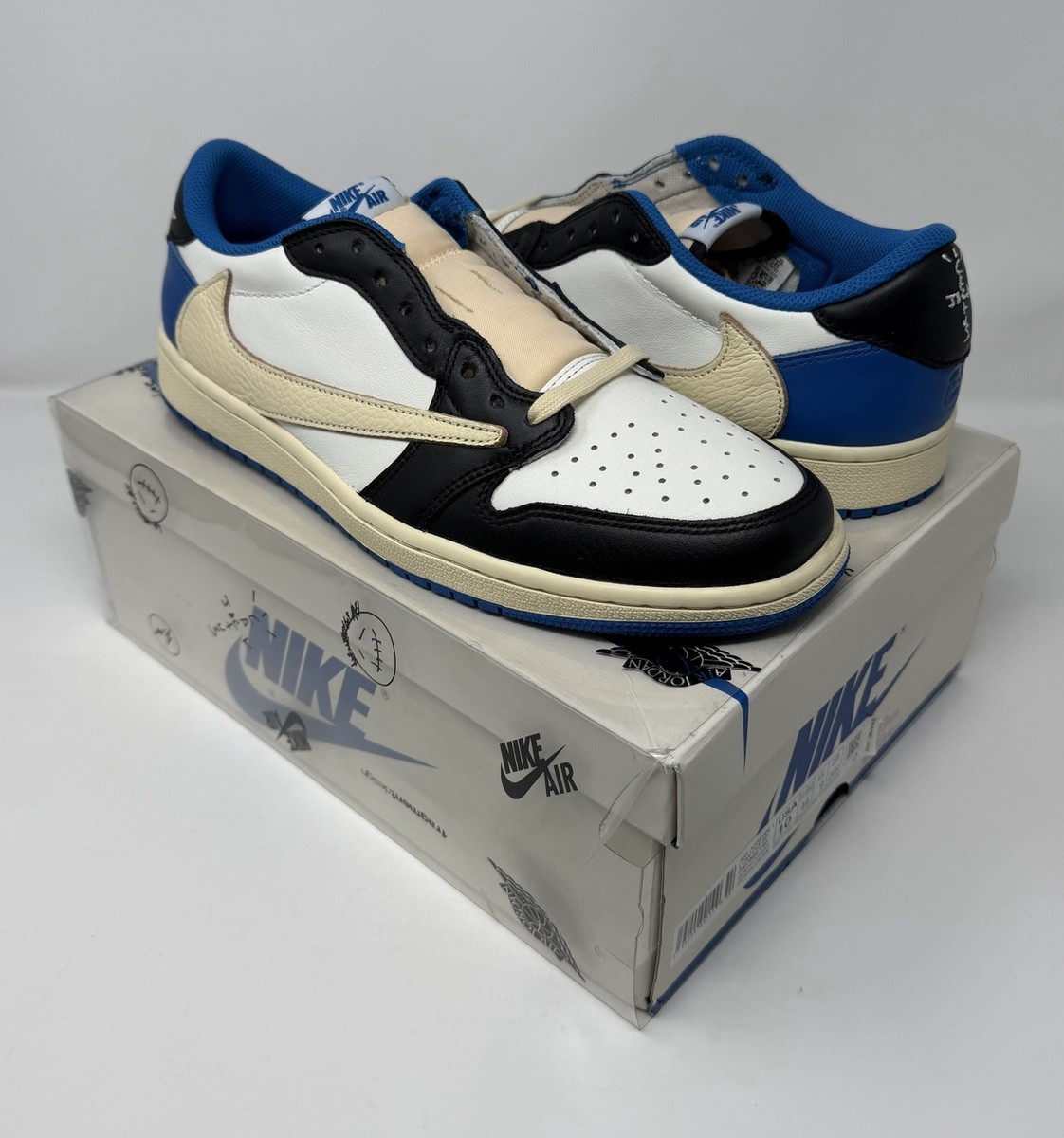 Jordan 1 Retro Low OG SP Fragment x Travis Scott DM7866-140 Size