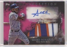 2018 Topps Inception Magenta 10/75 Amed Rosario #IAP-AR Patch Auto 0g4