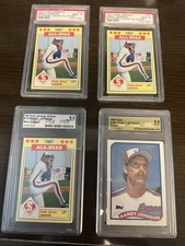 Randy Johnson Graded Lot 1987 Donn Jennings x3 (2 PSA 9) + 1989 Topps RC