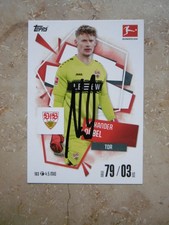 Alexander Nübel autograph signed TC Topps Bundesliga "VFB Stuttgart 2025/26"
