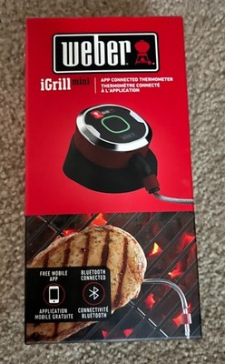 Weber iGrill Mini App-Connected Bluetooth-Connected Thermometer New In Box