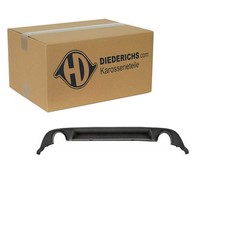 DIEDERICHS TUNING DIFFUSOR DOPPEL-AUSPUFF STOßSTANGE HINTEN passend für VW GOLF