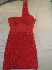 Red Sequin Dress