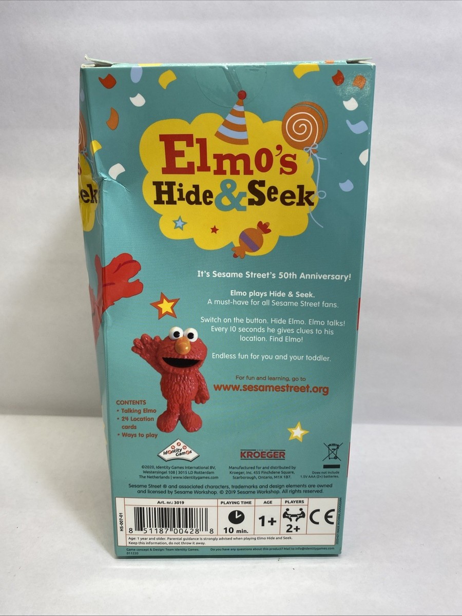 エルモ　ジョイ50本 Sesame Street ELMO'S HIDE & SEEK 50th Anniversary Game Play