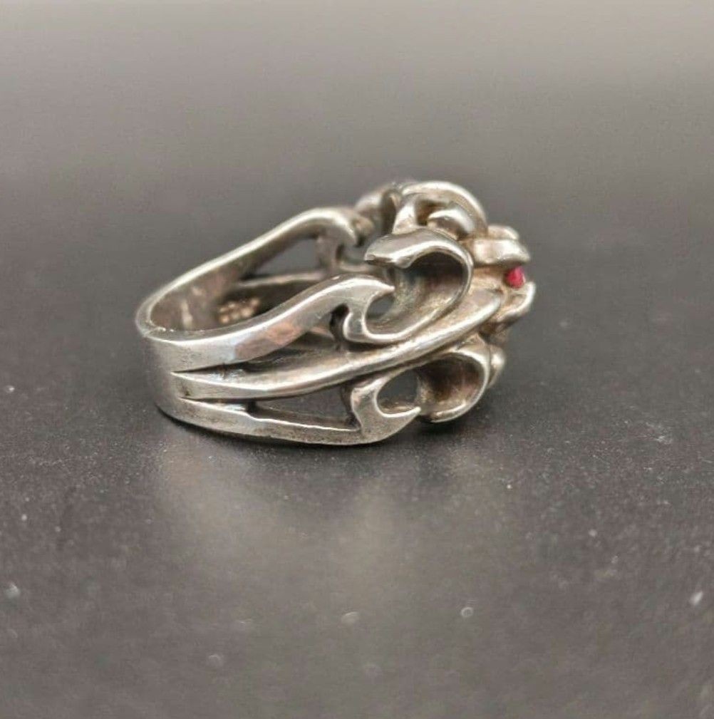 A&G Ring Ruby Authentic Sterling Silver 925 Size … - image 5