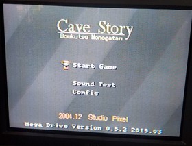 Platformer Cave Story Sega Genesis FINAL version Homebrew Port physical Cart USA