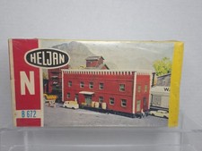 Heljan N Scale B 672 Furniture Factory Comercial Building Kit NOS  Sealed