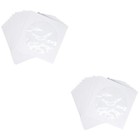  200 Pcs CD Package Environmental Protection DVD Paper Case Transparent Window
