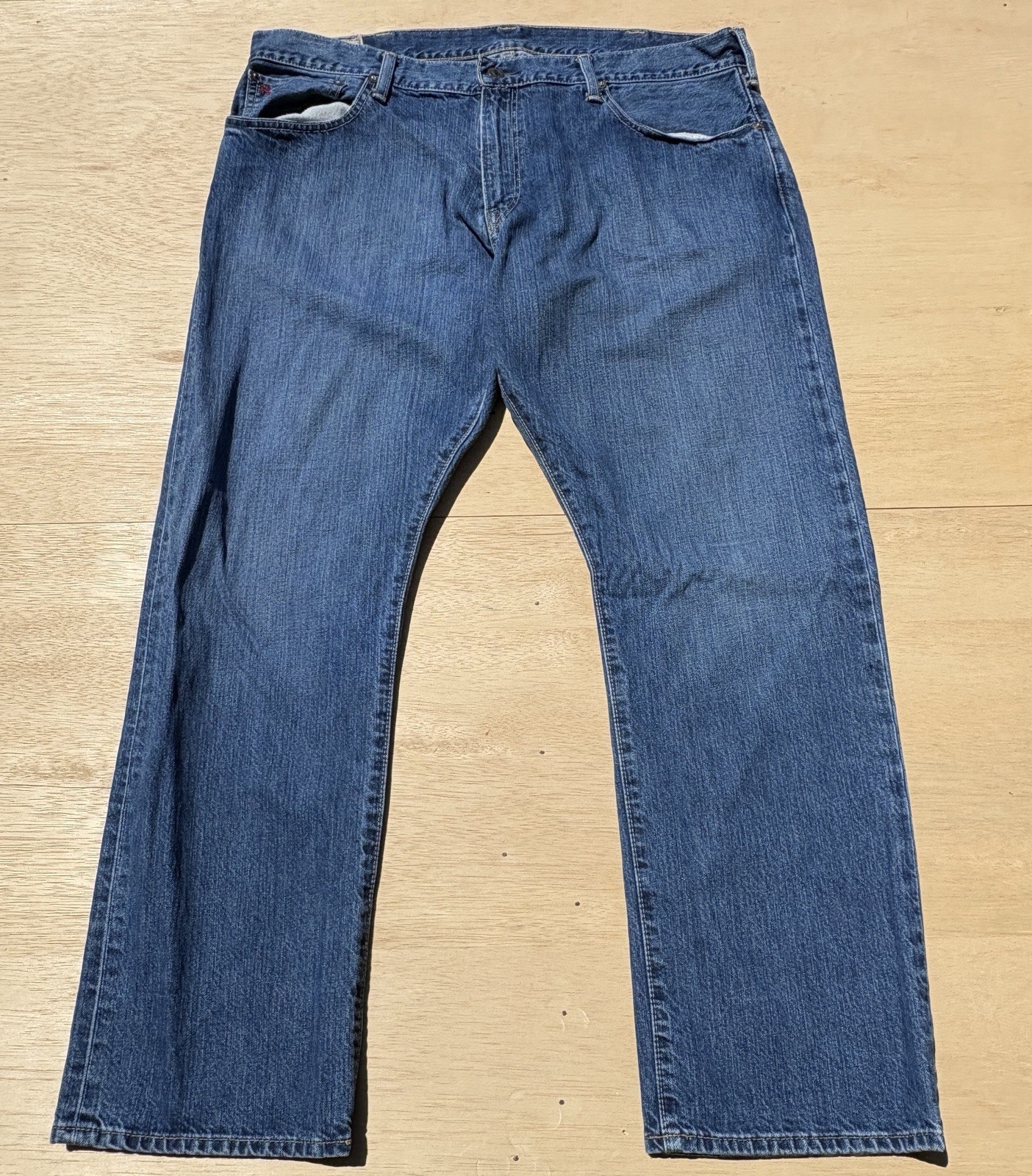 VTG Polo Ralph Lauren Jeans Men 39x30 Medium Wash Blue Classic Fit Straight