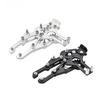 DIY Mechanische Kralle für Robotik Projekte Weiß Schwarz 10cm x 5cm Aluminium