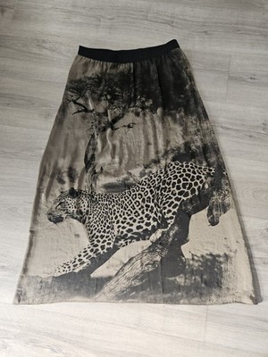 Marc Cain Rock mit Leo Animal Print Gr.N3 / 38-40