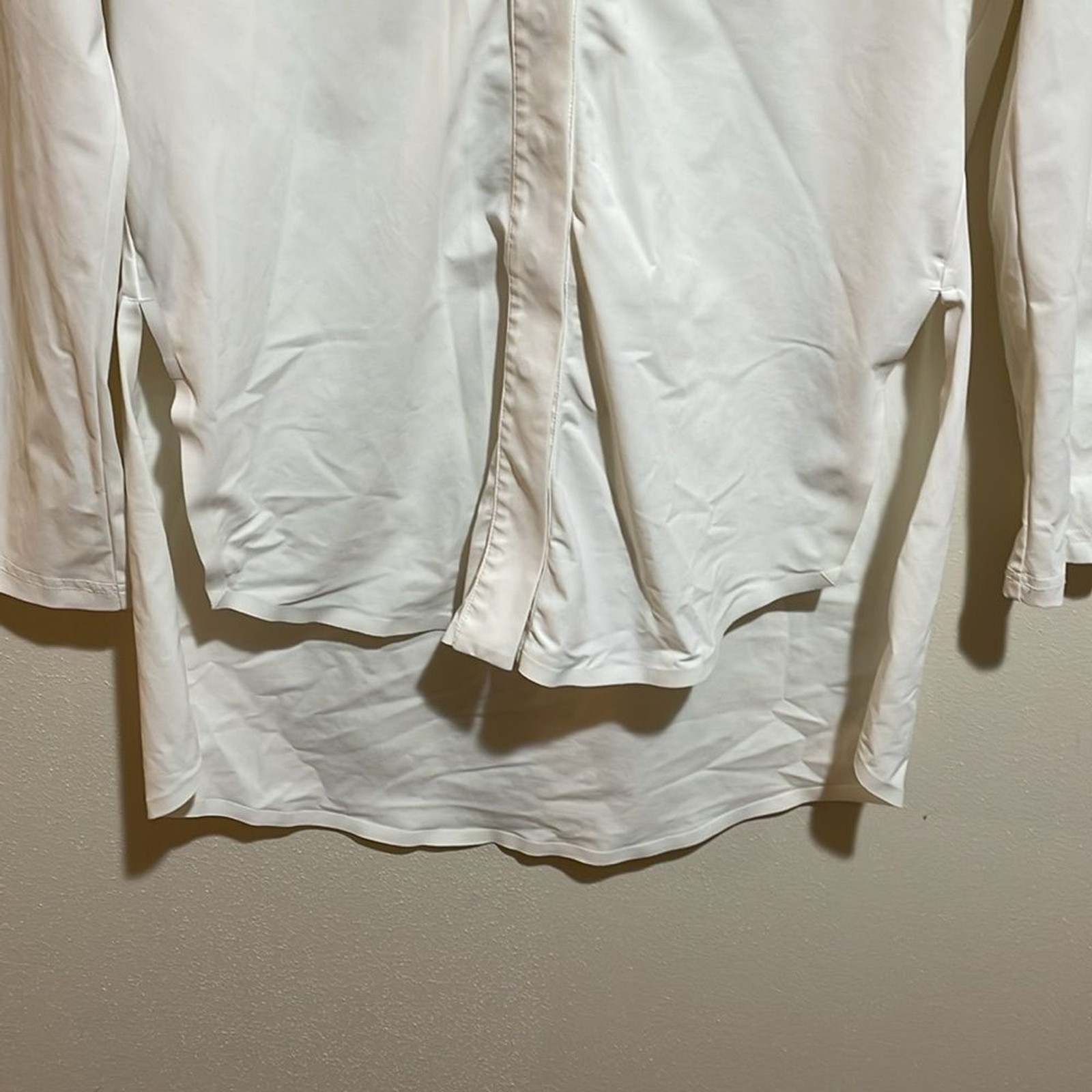 Aday Something Borrowed White Button Down Long Sl… - image 6