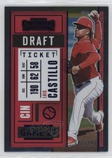 2020 Panini Contenders Draft Ticket Blue 82/149 Luis Castillo #85 2o0