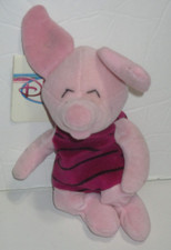 DISNEY STORE PIGLET 8" MINI BEAN BAG / DOLL