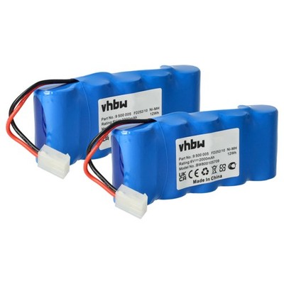 2x Akku für Bosch Somfy K10 D14 K8 K12 K17 2000mAh 6V