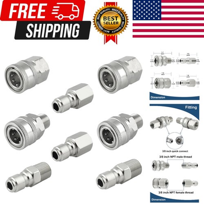 #ad #ad Pressure Washer Quick Connect 3 8 Inch Pressure Washer Fittings Stainless S... $49.59