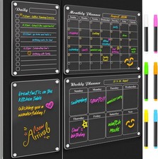DIYMAG Magnetic Calendar for Refrigerator 2026 Fridge White Board Dry Erase Whit