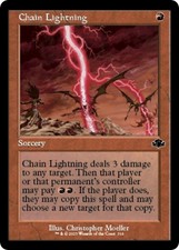 NM - Chain Lightning Retro Frame DMR - 316 Dominaria Remastered