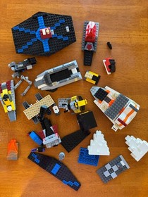 Incomplete Vintage Star Wars Lego Sets 7263 6205 4500 7257 4484 6965 + minifigs