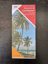 AAA Road Map-The Map of Mexico & Caribbean-Country Series -2024