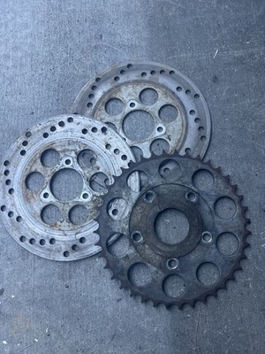 1983 1984 1985 HONDA ATC200X REAR BRAKE DISCS SPROCKET OEM AXLE HARDWARE  HUB