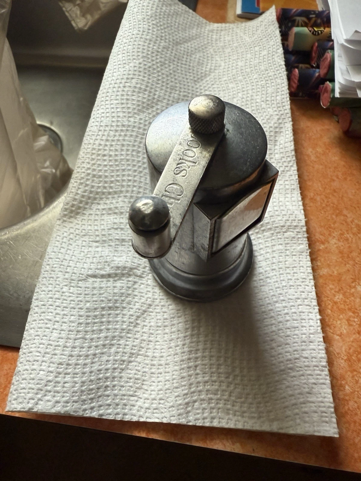 Vintage Cooks Club Salt Pepper Spice Grinder Cast Aluminum 3.5"