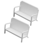 2 Pcs Business Card Holder for Desk Rack Display Stand Office Desktop