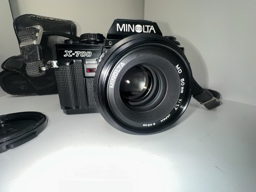 Minolta X-700 MPS 35mm Film Camera with Minolta MD 50mm F1.7 Lens - EXCELLENT