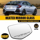 Right Heated For 2016-2021 Honda Civic Side View Rearview Wing Mirror Glass EPO