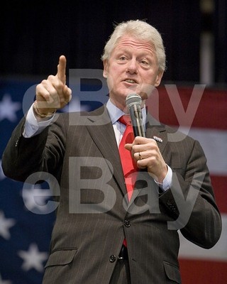 Bill Clinton 10x8 Foto
