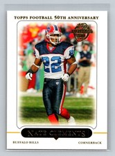 2005 Topps #299 Nate Clements Buffalo Bills Football Card
