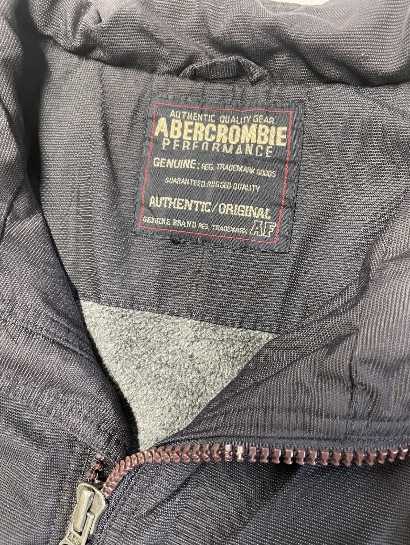 Vintage Abercrombie & Fitch performance jacket men Large-XL long sleeve zip up - second product detail image