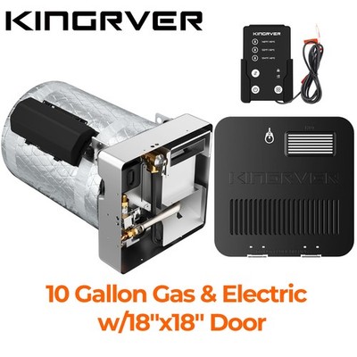 10 Gallon RV Water Heater Tank Gas/ Electric Dual-Fuel for Suburban 10/12 Gallon