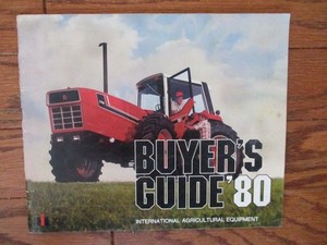 1980 INTERNATIONAL HARVESTER BUYERS GUIDE. 4786..3788..TRACTORS..COMBINES..PLOWS